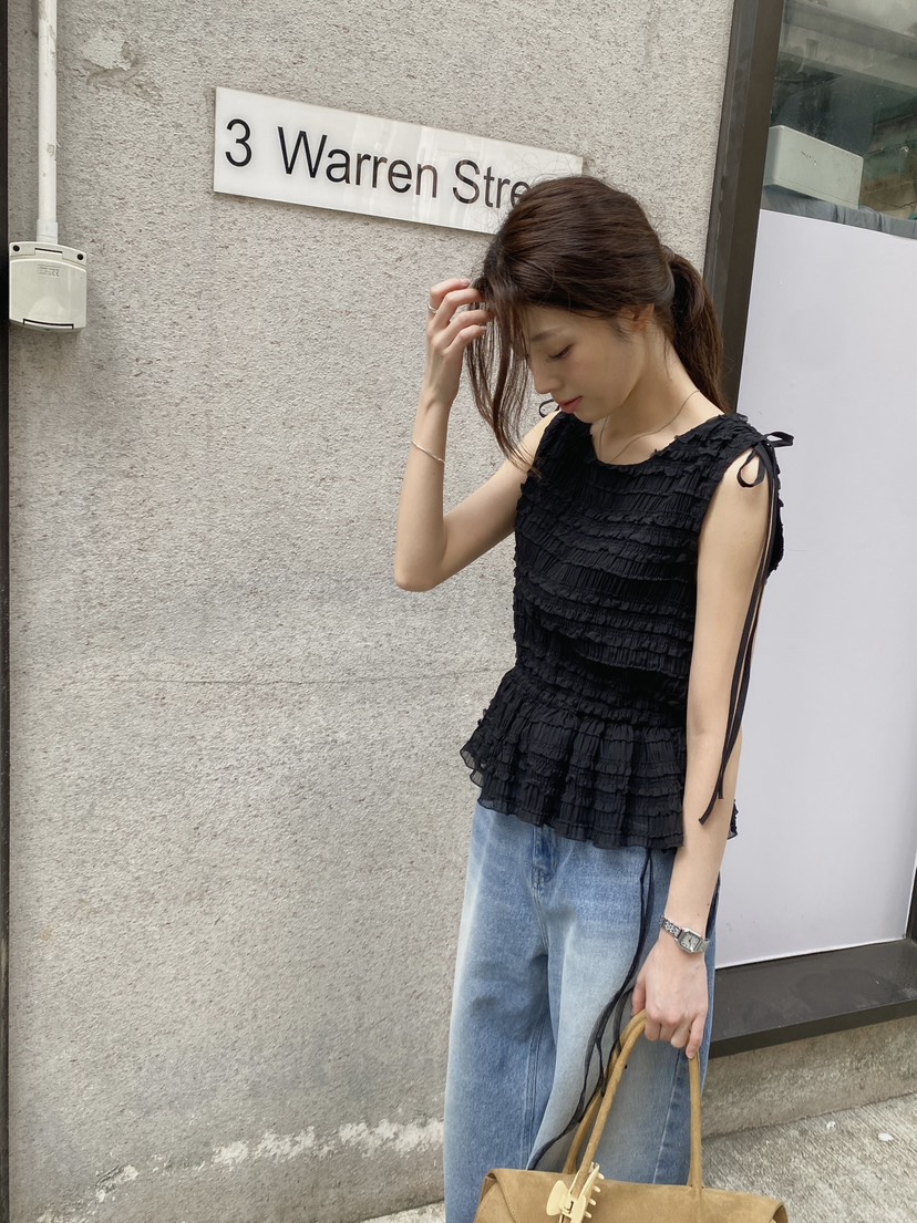 ERUME韓國代購女士新品職業熱賣26春夏人氣休閑時尚吊帶背心ERUME吊帶/背心