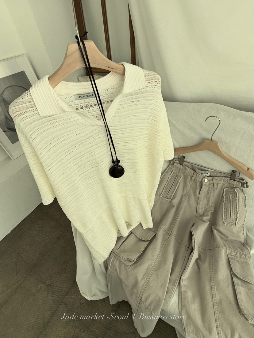 JADEMARKET韓國東大門代購女裝新品時尚26春夏人氣針織衫JADE MARKET針織衫