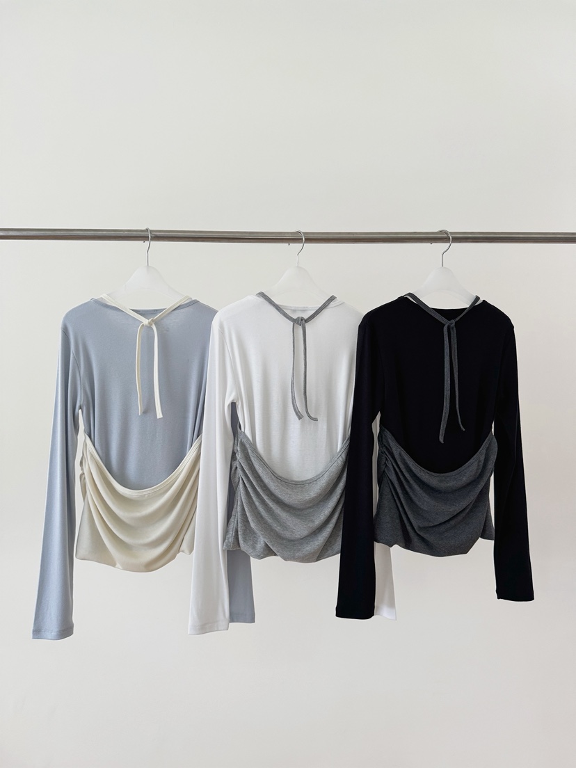 ERUME韓國代購女裝新款推薦職業26春夏熱賣休閑人氣長袖T恤ERUME長袖T恤