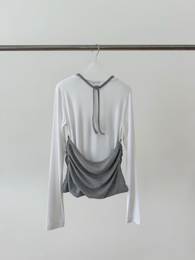 ERUME韓國代購女裝新款推薦職業26春夏熱賣休閑人氣長袖T恤ERUME長袖T恤