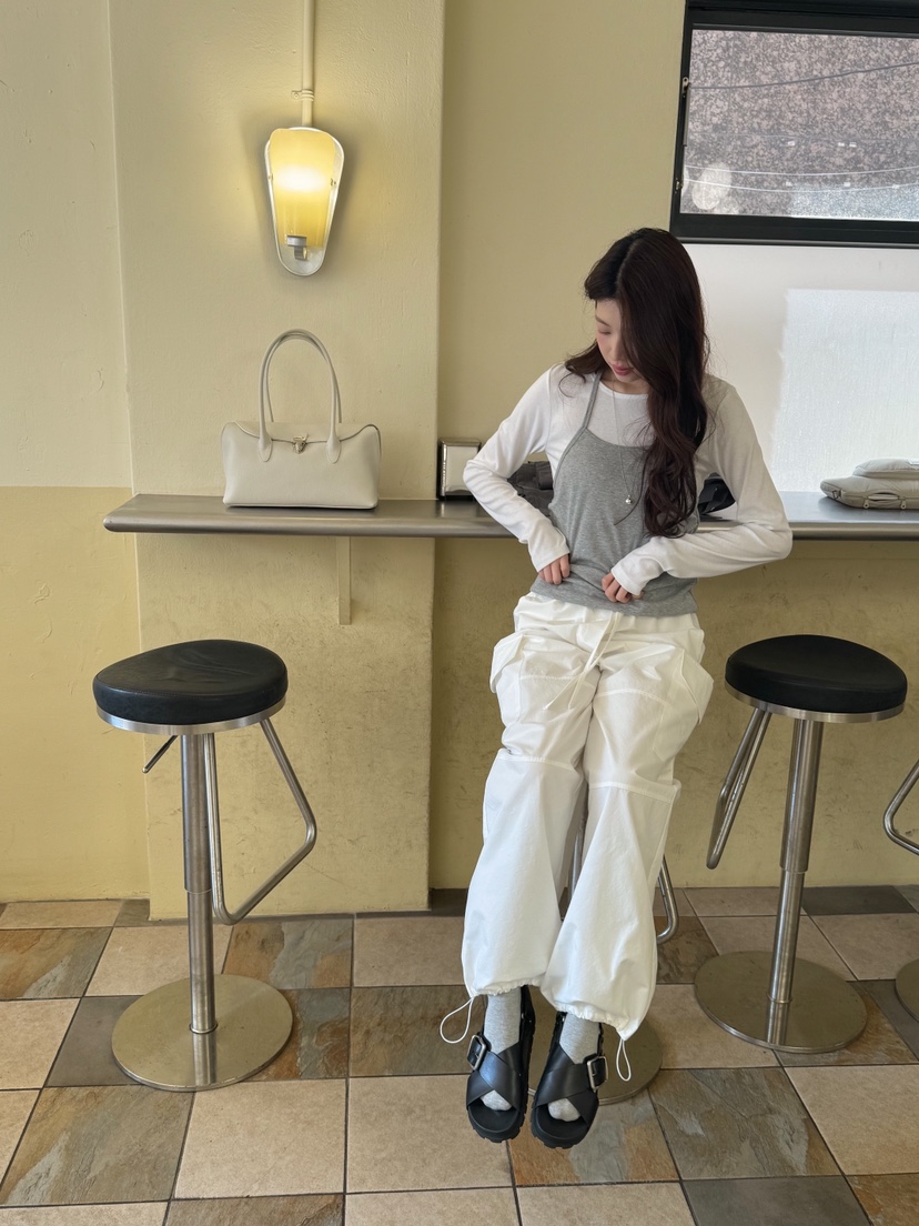 ERUME韓國代購女裝新款推薦職業26春夏熱賣休閑人氣長袖T恤ERUME長袖T恤