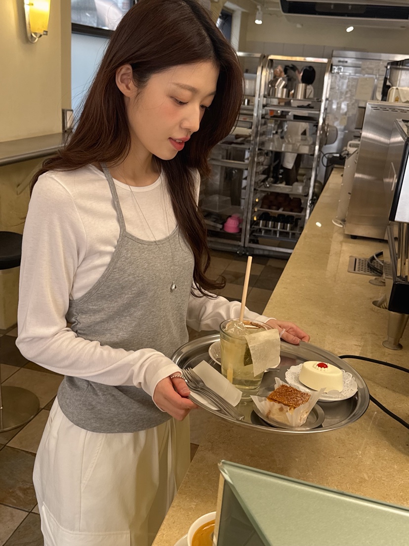 ERUME韓國代購女裝新款推薦職業26春夏熱賣休閑人氣長袖T恤ERUME長袖T恤