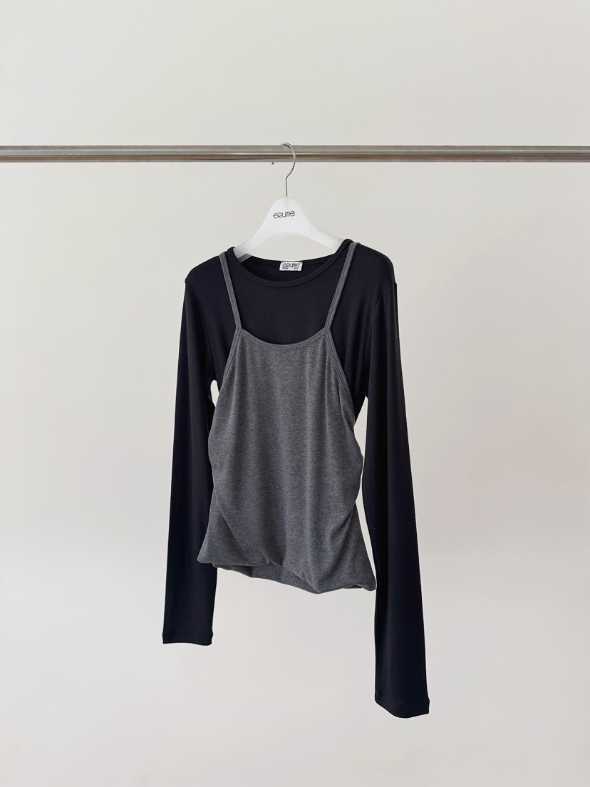 ERUME韓國代購女裝新款推薦職業26春夏熱賣休閑人氣長袖T恤ERUME長袖T恤圖色3