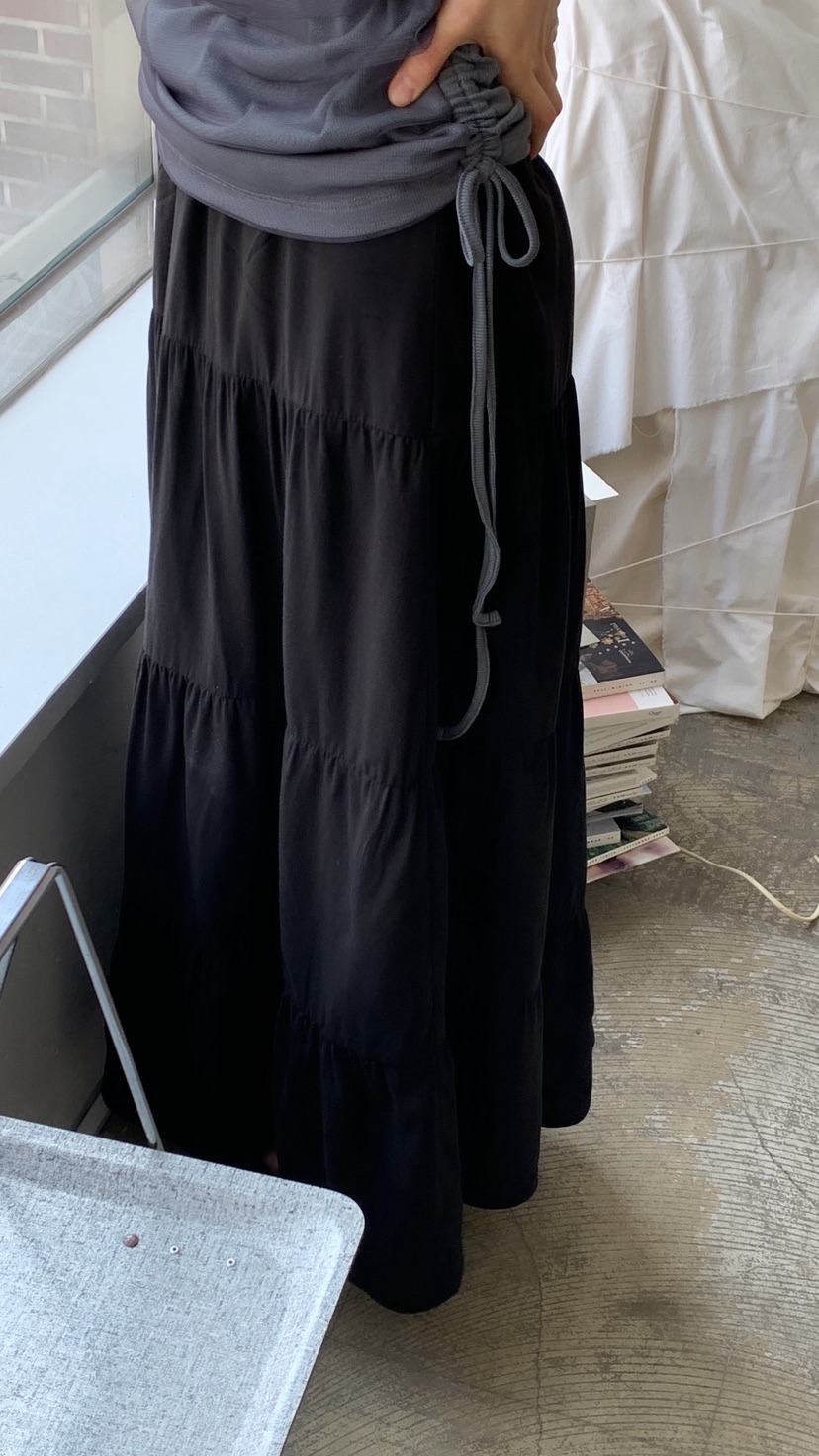 OVER RICH韓國直郵實拍女裝新品26春夏休閑人氣時尚長裙OVER RICH長裙