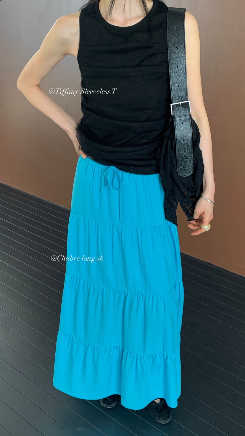 OVER RICH韓國直郵實拍女裝新品26春夏休閑人氣時尚長裙OVER RICH長裙