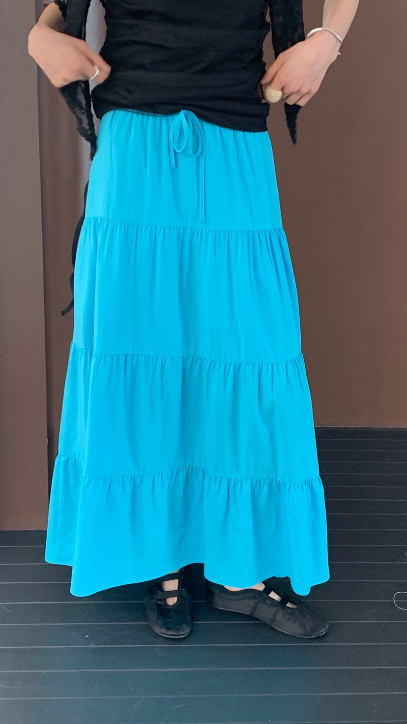 OVER RICH韓國直郵實拍女裝新品26春夏休閑人氣時尚長裙OVER RICH長裙