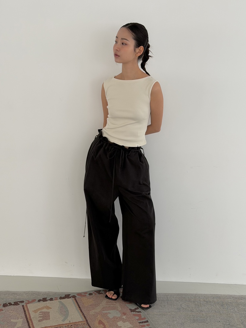 KARE/WEREPIECE韓國東大門代購女裝新款職業吊帶背心船領KARE/WEREPIECE吊帶/背心