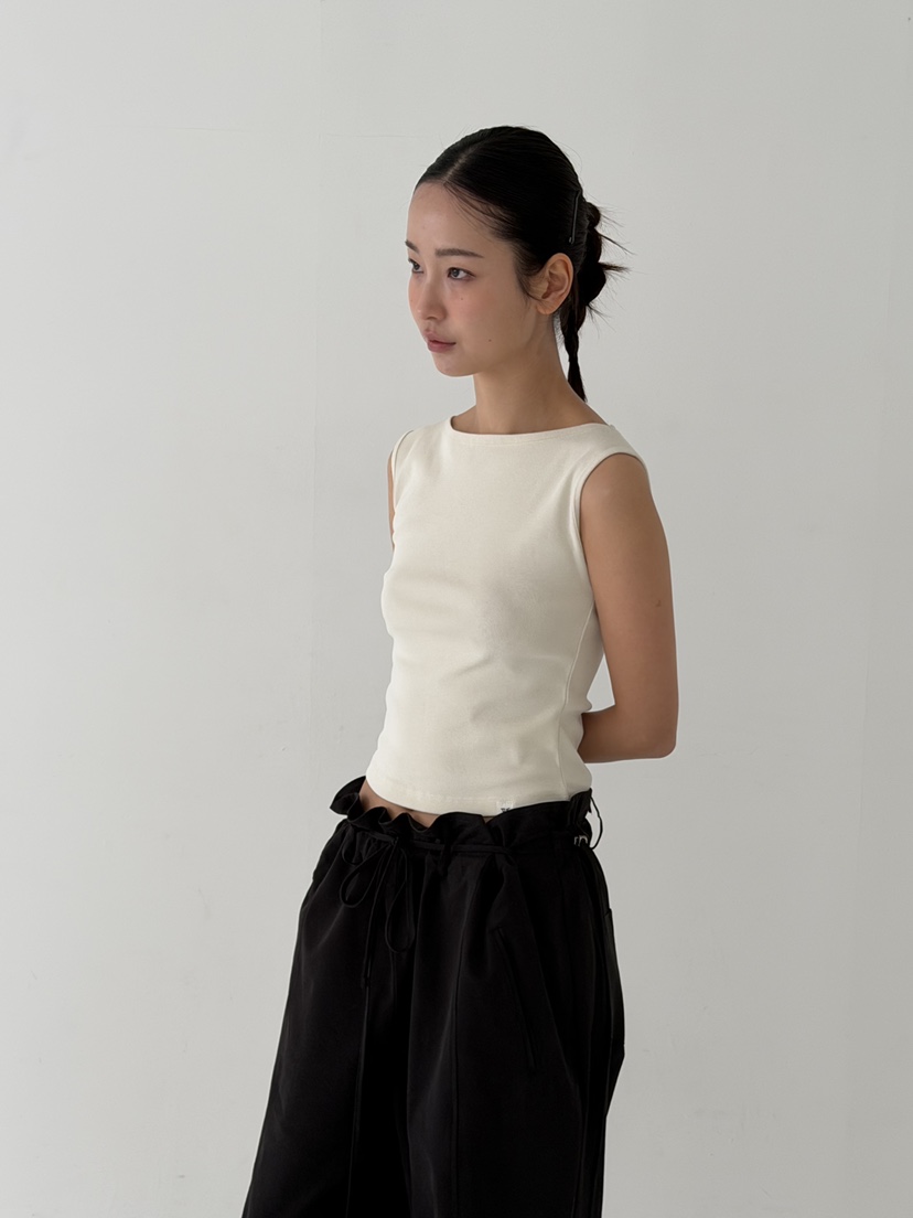 KARE/WEREPIECE韓國東大門代購女裝新款職業吊帶背心船領KARE/WEREPIECE吊帶/背心