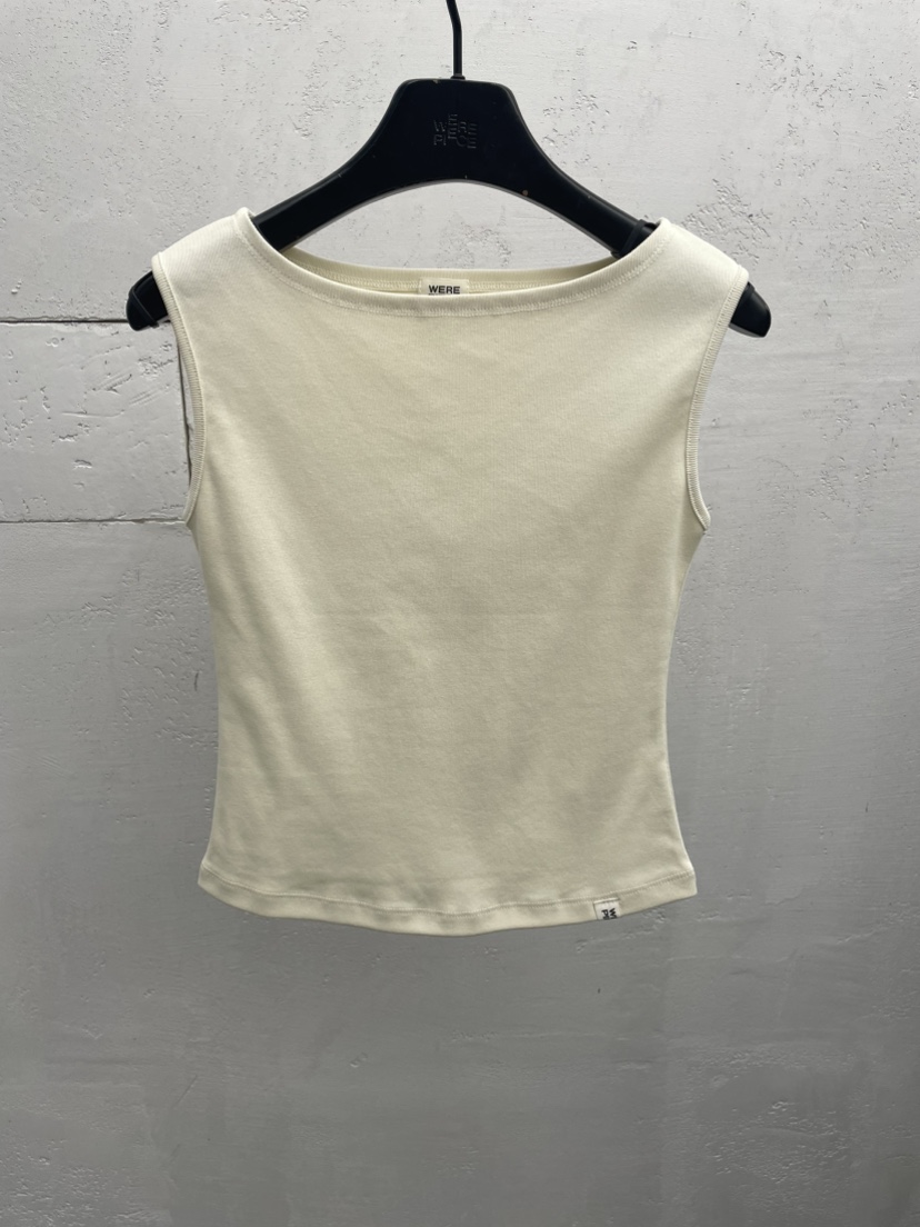 KARE/WEREPIECE韓國東大門代購女裝新款職業吊帶背心船領KARE/WEREPIECE吊帶/背心圖色1