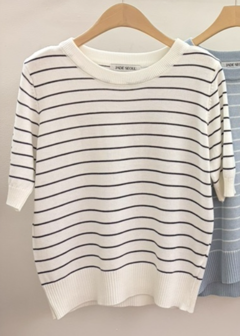 JADEMARKET韓國直郵女士新品26春夏人氣休閑時尚推薦職業T恤JADE MARKETT恤圖色1