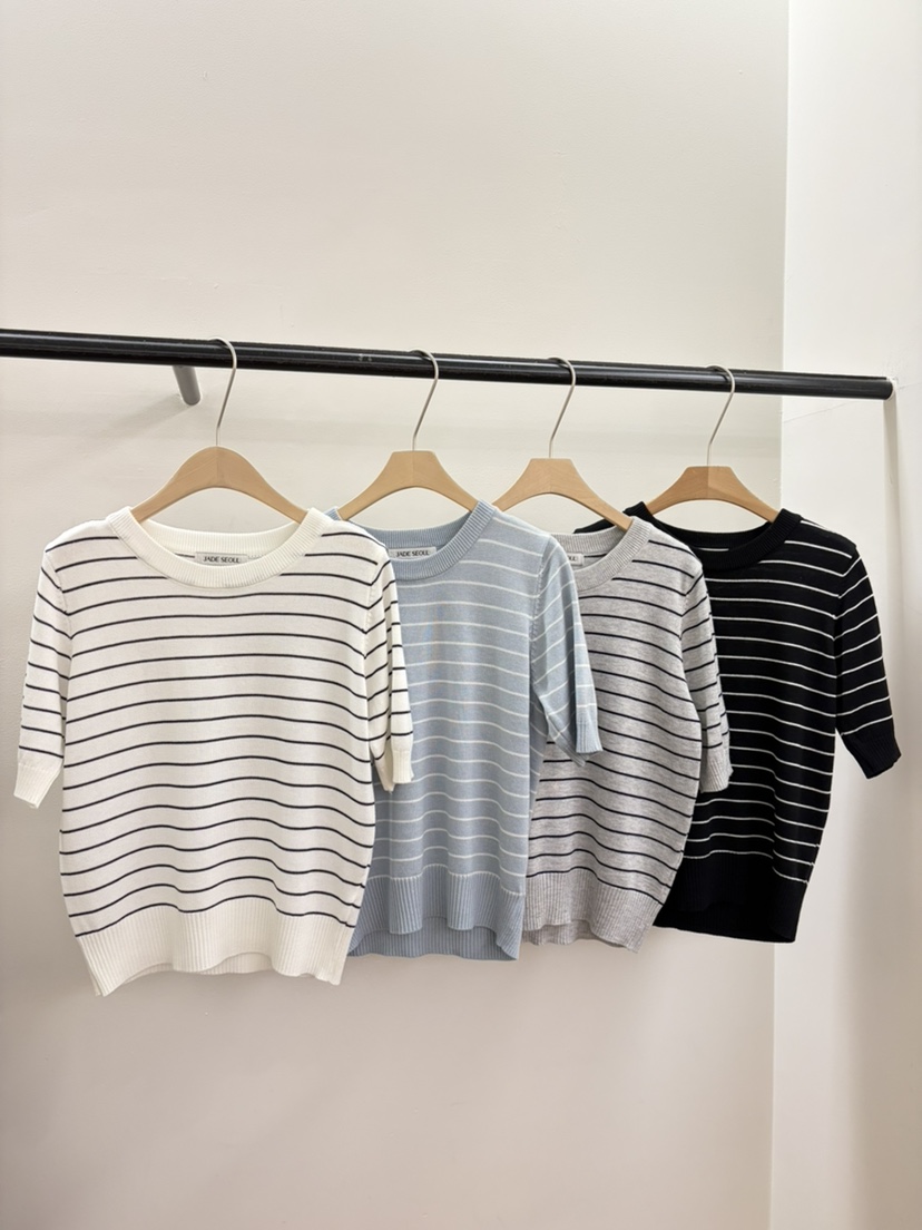 JADEMARKET韓國直郵女士新品26春夏人氣休閑時尚推薦職業T恤JADE MARKETT恤圖色3左三色