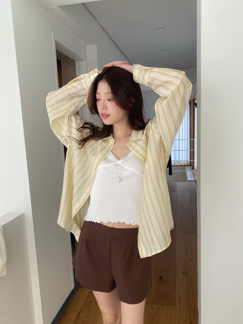 ERUME韓國東大門直郵女士新款時尚熱賣職業休閑襯衫蕾絲衫ERUME襯衫/蕾絲衫