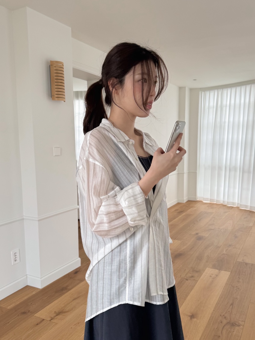 ERUME韓國東大門直郵女士新款時尚熱賣職業休閑襯衫蕾絲衫ERUME襯衫/蕾絲衫