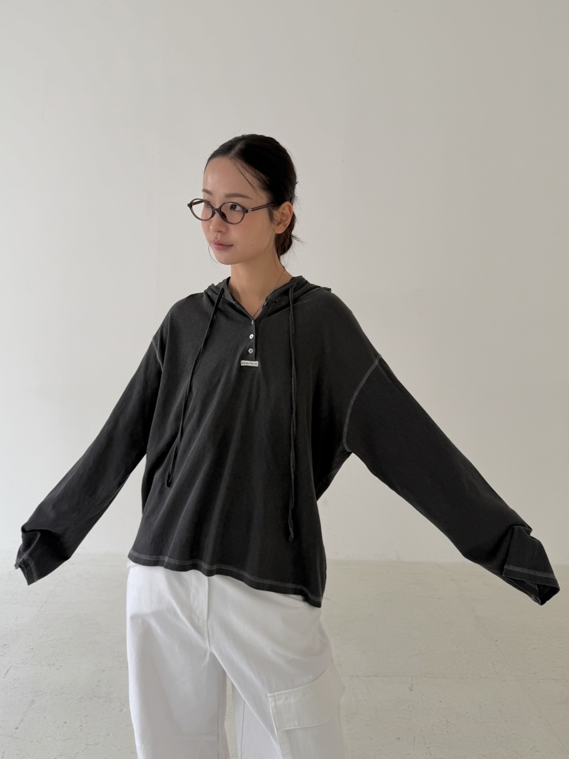 KARE/WEREPIECE韓國東大門直郵女士新款人氣長袖T恤紐扣KARE/WEREPIECE長袖T恤