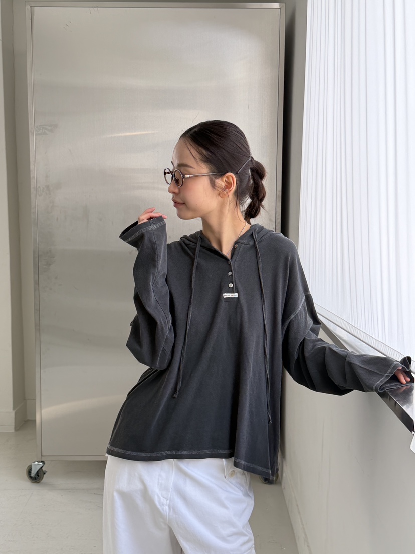 KARE/WEREPIECE韓國東大門直郵女士新款人氣長袖T恤紐扣KARE/WEREPIECE長袖T恤