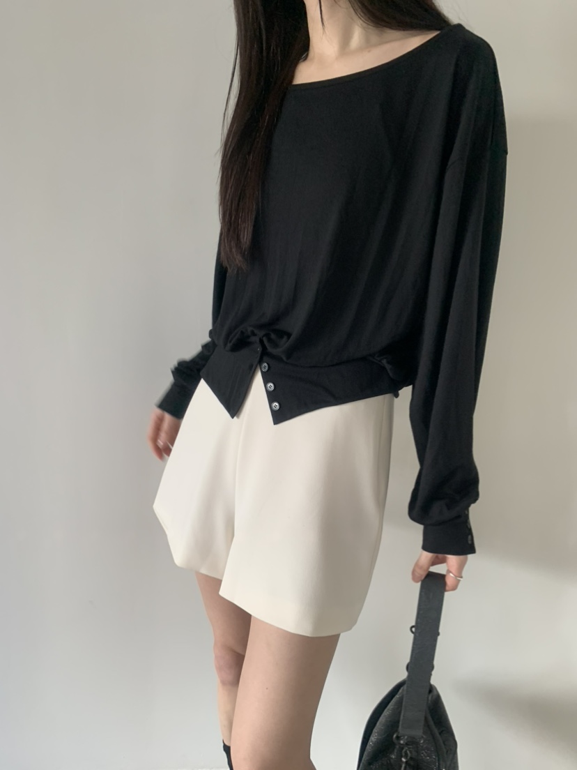 LE AVE韓國直郵實拍女士新品熱賣休閑人氣職業推薦時尚短褲LE AVE短褲