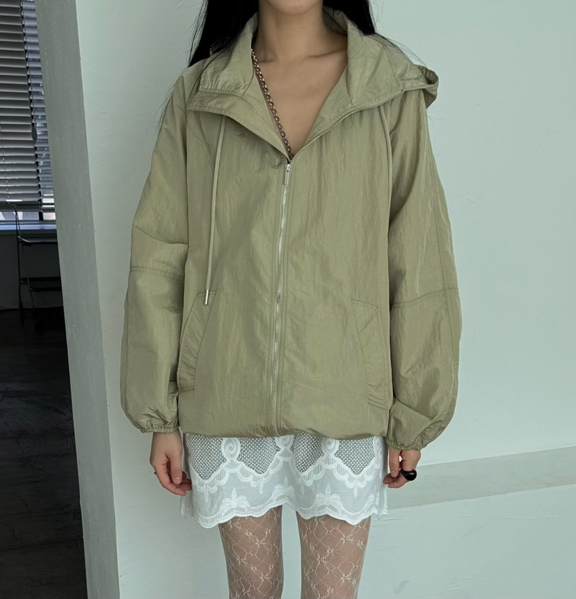 JADEMARKET韓國東大門代購女裝新款熱賣休閑推薦夾克連帽JADE MARKET夾克圖色2