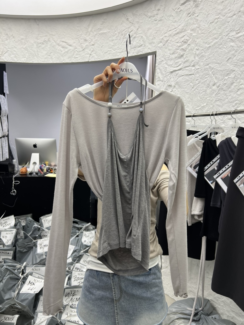 NOVUS韓國直郵實拍女裝新品人氣熱賣休閑26春夏時尚推薦套裝NOVUS套裝圖色2