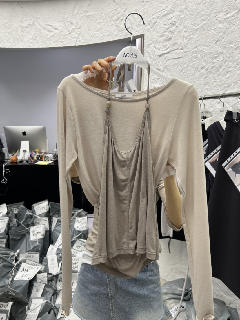 NOVUS韓國直郵實拍女裝新品人氣熱賣休閑26春夏時尚推薦套裝NOVUS套裝圖色3