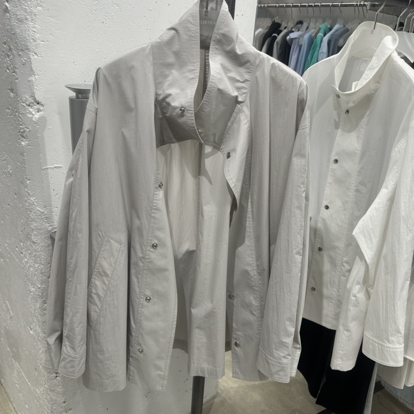 HELVETICA韓國直郵實拍女裝新品職業休閑人氣26春夏夾克高領HELVETICA夾克圖色2