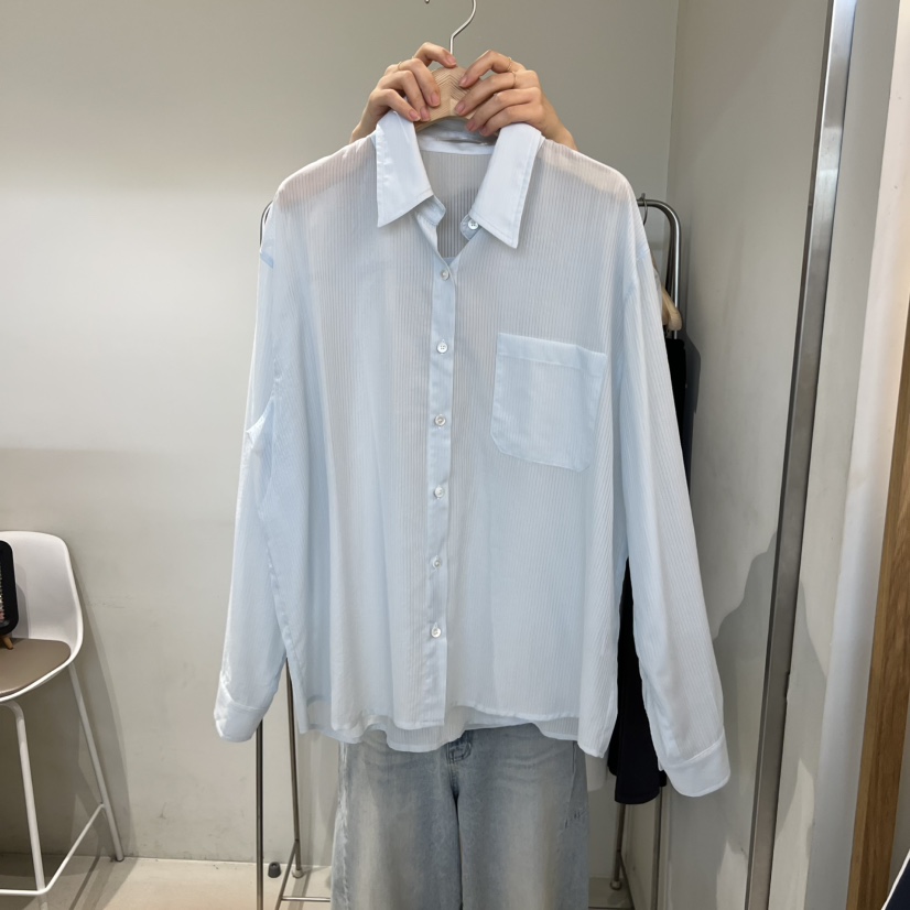 OUTRENE韓國東大門代購女士新品時尚休閑26春夏襯衫蕾絲衫OUTRENE襯衫/蕾絲衫圖色3