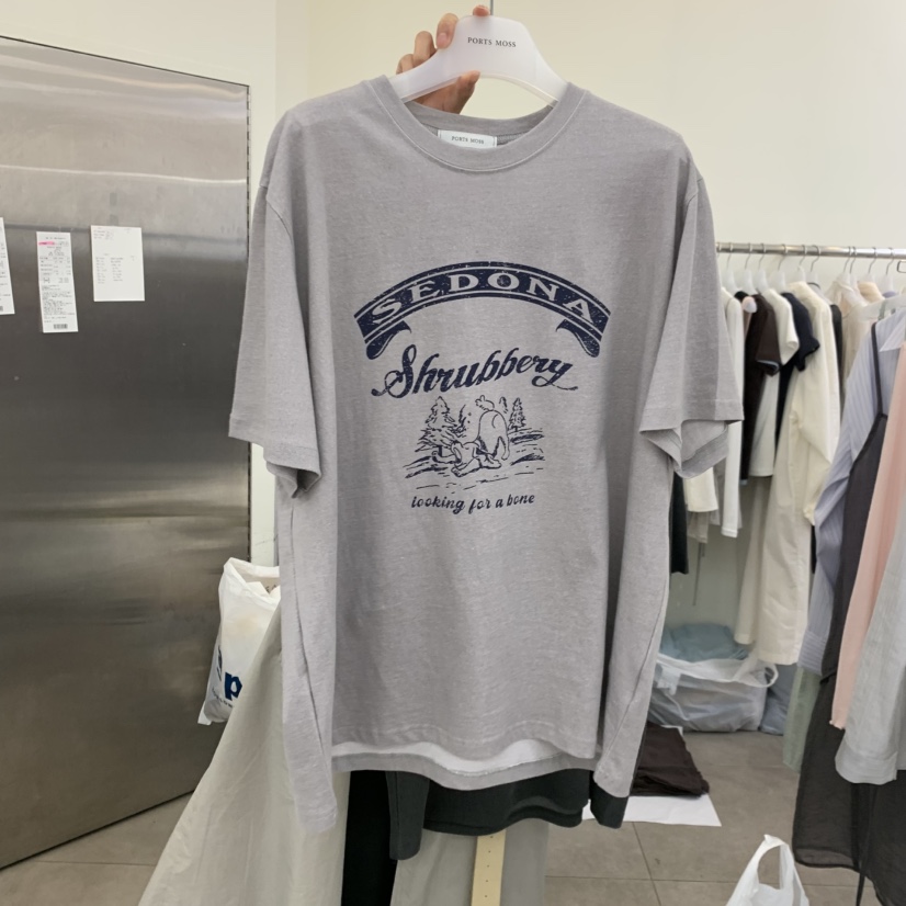 PORTS MOSS韓國直郵實拍女裝新款人氣熱賣休閑職業時尚T恤PORTS MOSST恤圖色1