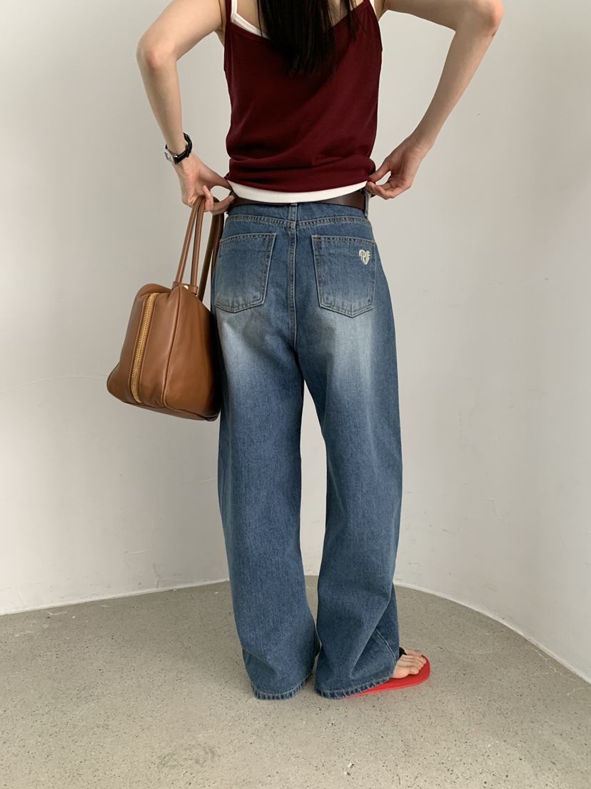 TRUE韓國東大門直郵女士新品熱賣職業26春夏推薦人氣牛仔褲TRUE牛仔褲