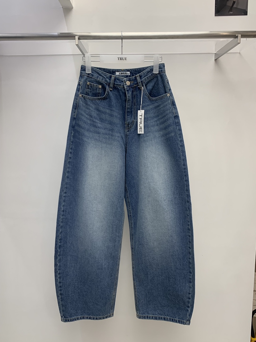 TRUE韓國東大門直郵女士新品熱賣職業26春夏推薦人氣牛仔褲TRUE牛仔褲圖色1