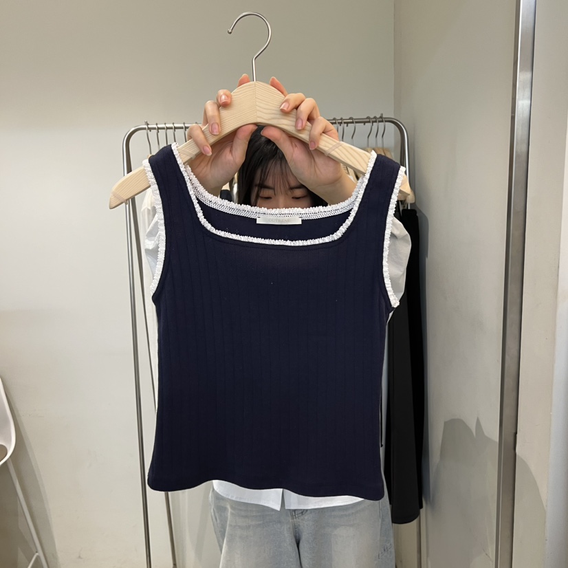 OUTRENE韓國東大門直郵女士新款時尚休閑熱賣推薦吊帶背心OUTRENE吊帶/背心圖色4