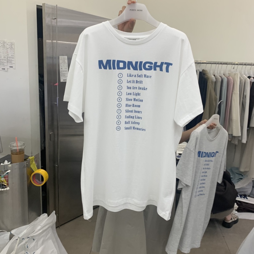 PORTS MOSS韓國直郵女裝新品26春夏休閑熱賣人氣時尚T恤PORTS MOSST恤圖色1