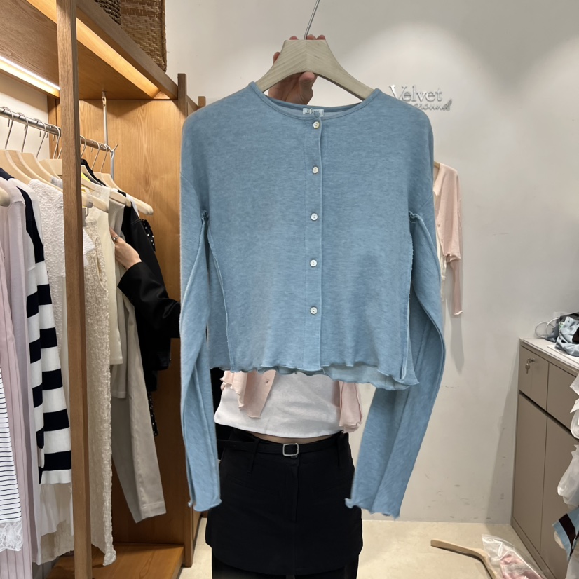 VELVET UNDERGROUND韓國代購女士新品職業長袖T恤不含內搭VELVET UNDERGROUND長袖T恤圖色2