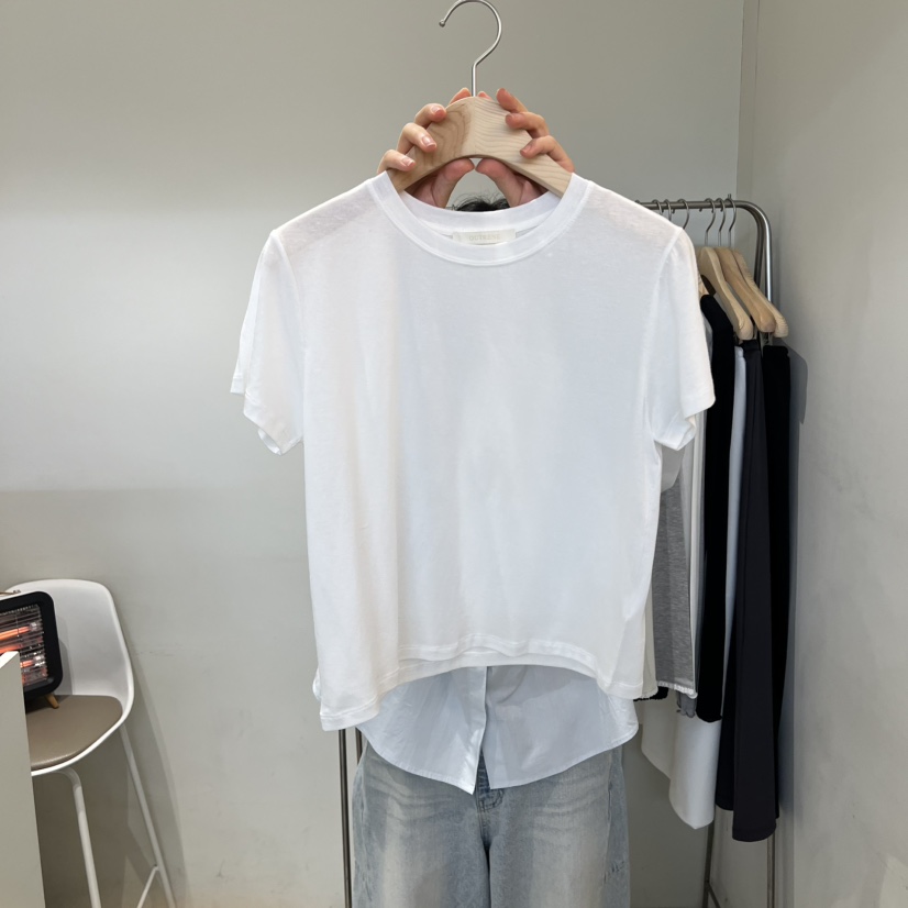 OUTRENE韓國東大門直郵女士新款熱賣時尚26春夏推薦休閑T恤OUTRENET恤圖色2