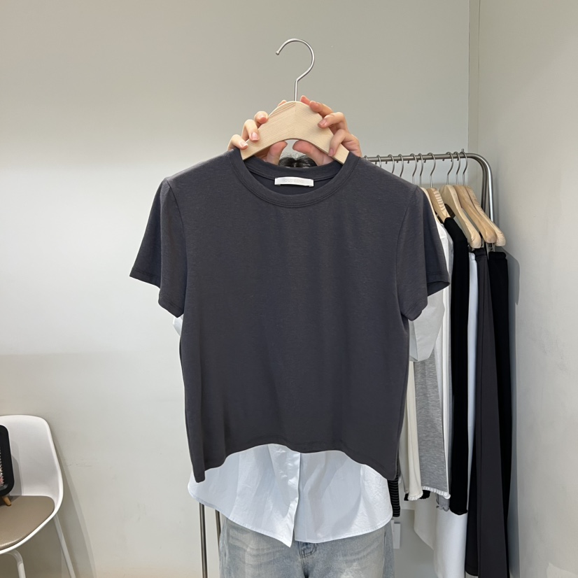 OUTRENE韓國東大門直郵女士新款熱賣時尚26春夏推薦休閑T恤OUTRENET恤圖色3