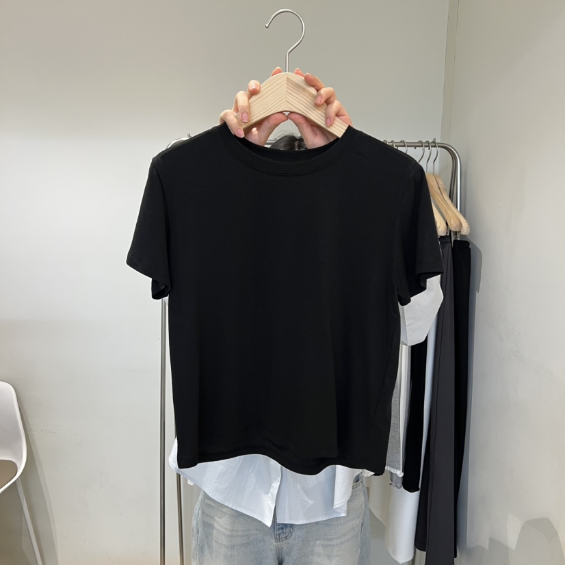 OUTRENE韓國東大門直郵女士新款熱賣時尚26春夏推薦休閑T恤OUTRENET恤圖色4