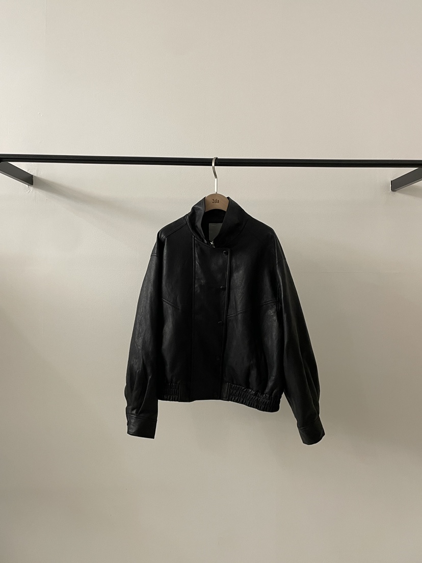 2DA/DARIMI-P韓國代購女士新品推薦熱賣休閑職業人氣皮衣2DA/DARIMI-P皮衣圖色2黑色