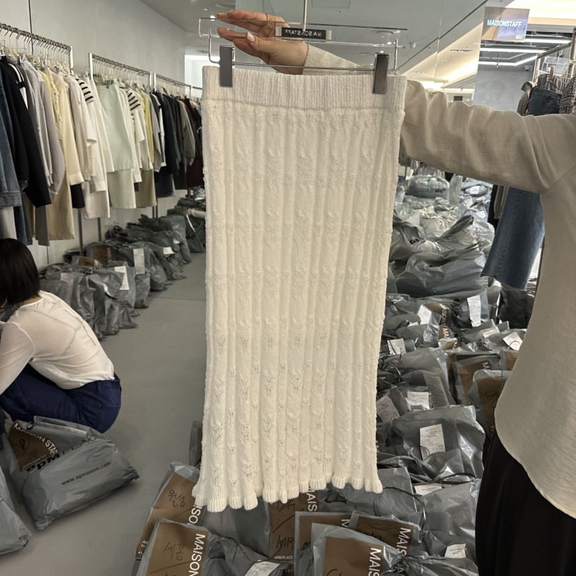 DOUBLE STANDARD/LE SMOKING/MAISONSTAFF韓國東大門代購女裝新品26春夏長裙MAISONSTAFF長裙