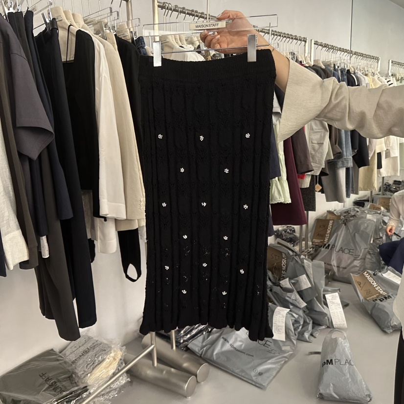 DOUBLE STANDARD/LE SMOKING/MAISONSTAFF韓國東大門代購女裝新品26春夏長裙MAISONSTAFF長裙圖色2