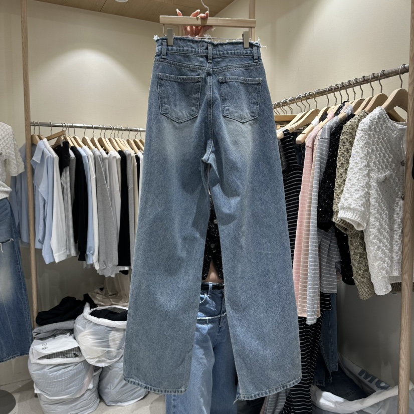 VINTAGE VIBE韓國東大門代購女士新品人氣職業熱賣牛仔褲VINTAGE VIBE牛仔褲