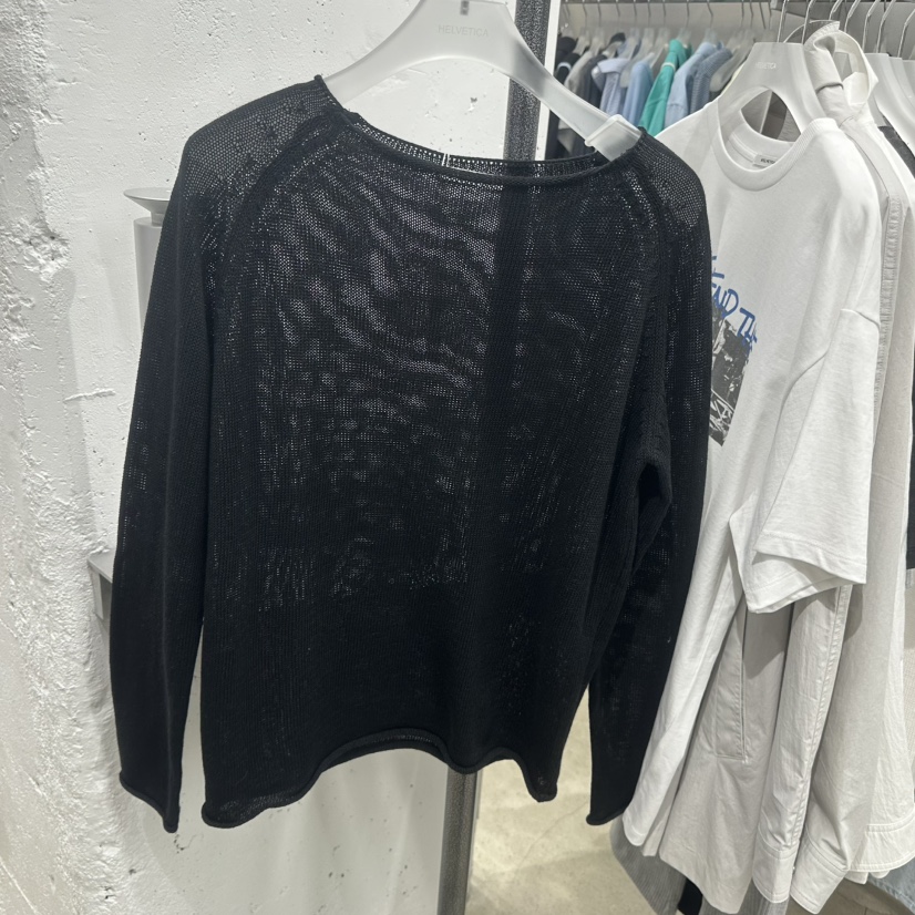 HELVETICA韓國代購女裝新款熱賣推薦休閑26春夏針織衫船領HELVETICA針織衫圖色3