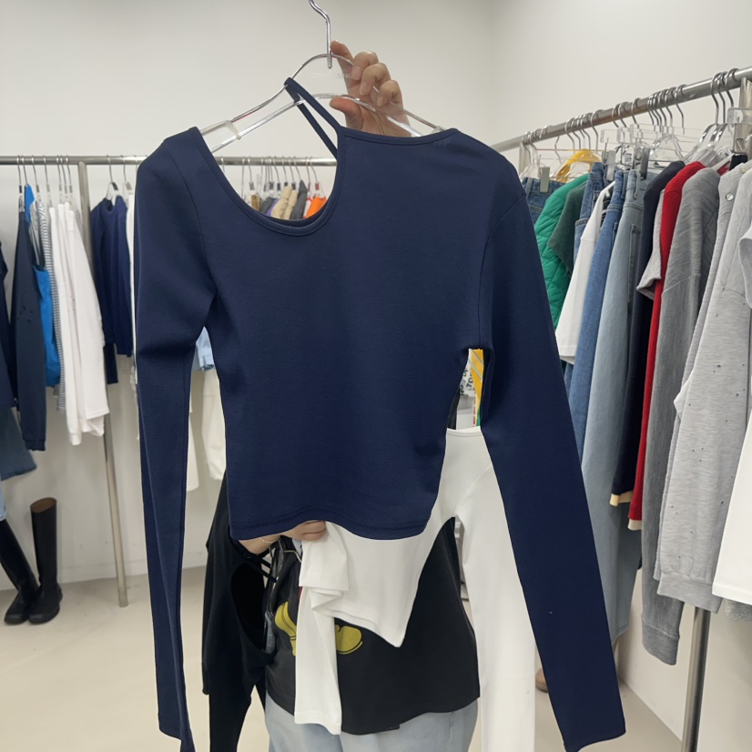 TOPDRESSING韓國東大門直郵女裝新款26春夏熱賣休閑長袖T恤TOPDRESSING長袖T恤