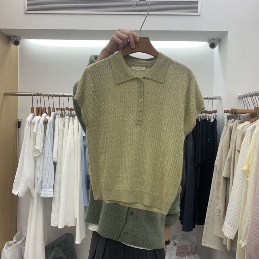 DRESS ROOM韓國直郵女士新品時尚26春夏熱賣職業休閑針織衫DRESS ROOM針織衫圖色3