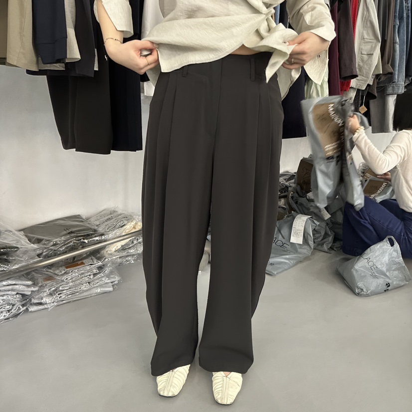 DOUBLE STANDARD/LE SMOKING/MAISONSTAFF韓國直郵實拍女裝新品人氣休閑褲MAISONSTAFF休閑褲圖色2