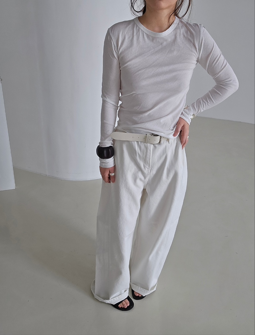 J SHOP韓國直郵實拍女士新品休閑推薦人氣26春夏長袖T恤J_SHOP長袖T恤