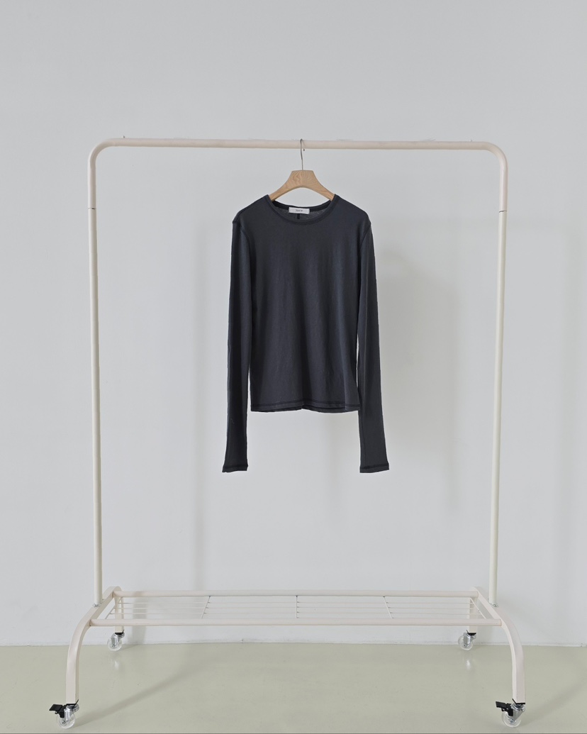 J SHOP韓國直郵實拍女士新品休閑推薦人氣26春夏長袖T恤J_SHOP長袖T恤圖色2