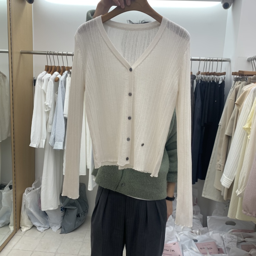 DRESS ROOM韓國東大門代購女士新款時尚26春夏針織衫羊毛衫DRESS ROOM針織衫圖色1