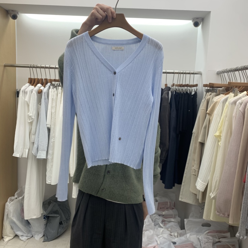 DRESS ROOM韓國東大門代購女士新款時尚26春夏針織衫羊毛衫DRESS ROOM針織衫圖色2