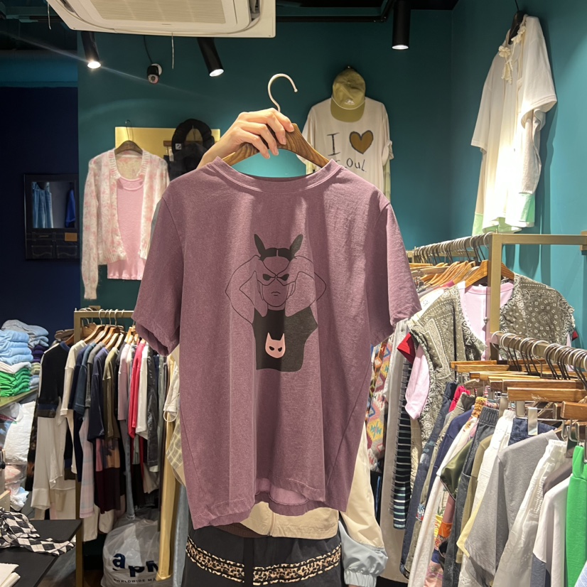 MERCI LINDA韓國直郵女裝新款熱賣推薦時尚職業休閑26春夏T恤MERCI LINDAT恤圖色1