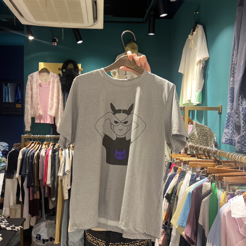 MERCI LINDA韓國直郵女裝新款熱賣推薦時尚職業休閑26春夏T恤MERCI LINDAT恤圖色2