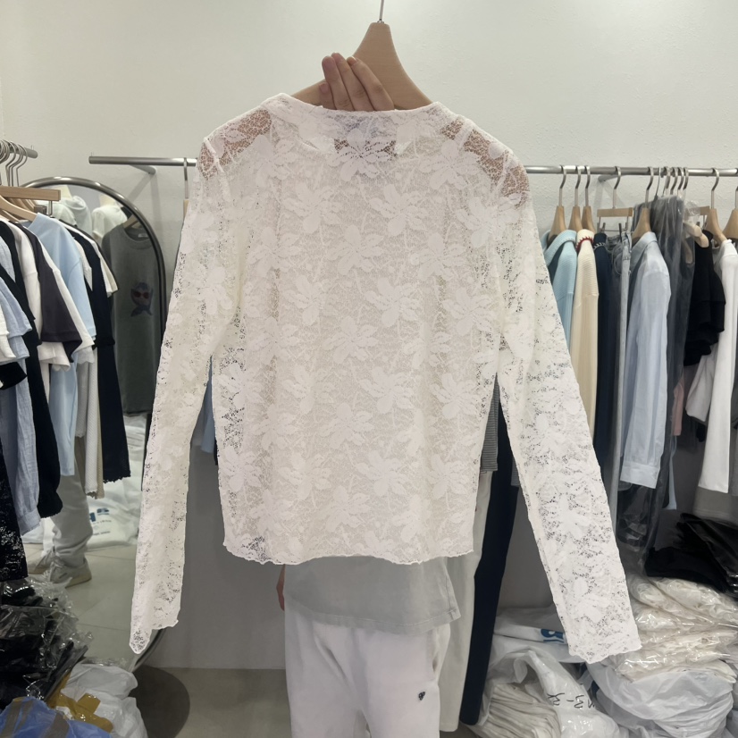 LELEN韓國東大門代購女裝新款休閑職業推薦人氣26春夏長袖T恤LELEN長袖T恤