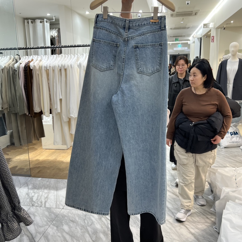 VELVET UNDERGROUND韓國東大門代購女裝新品推薦26春夏牛仔褲VELVET UNDERGROUND牛仔褲